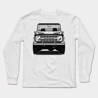 Vintage 1977 Bronco BW Long Sleeve T-Shirt